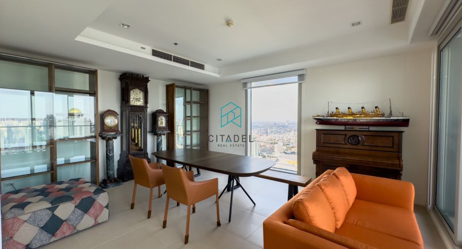 À louer et à vendre 3 chambres condo à Sathon, Bangkok