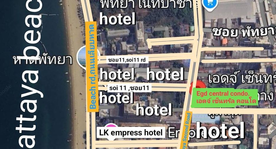 ขาย 1 เตียง คอนโด ใน บางละมุง, ชลบุรี
