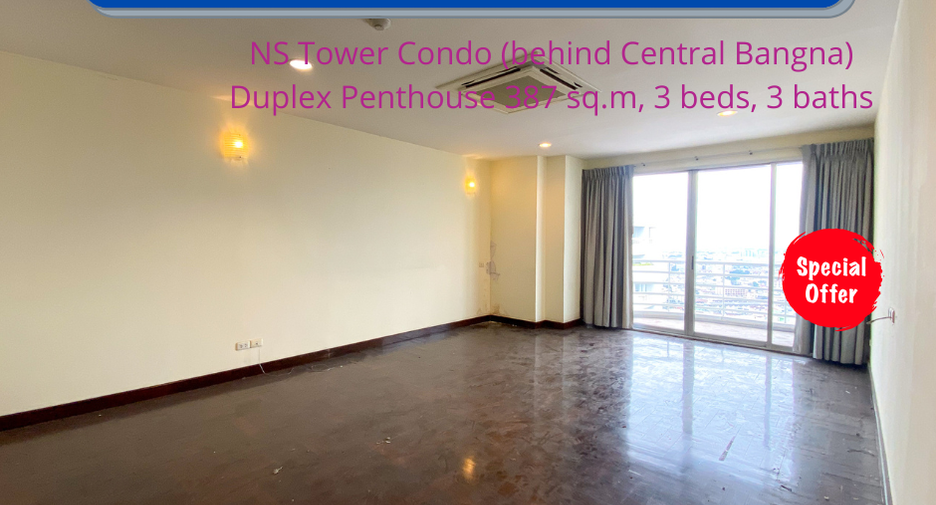 For sale 3 bedrooms condo in Bang Na, Bangkok