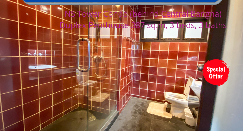 For sale 3 bedrooms condo in Bang Na, Bangkok