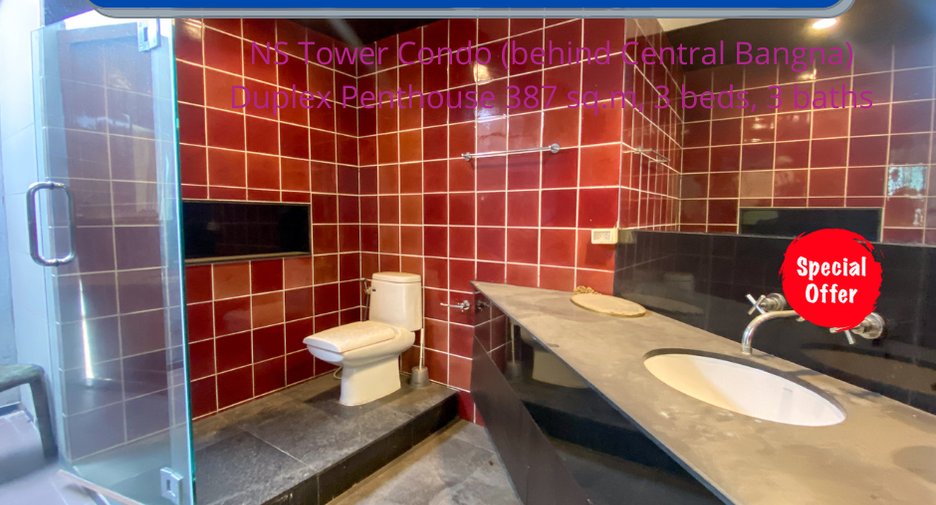 For sale 3 bedrooms condo in Bang Na, Bangkok