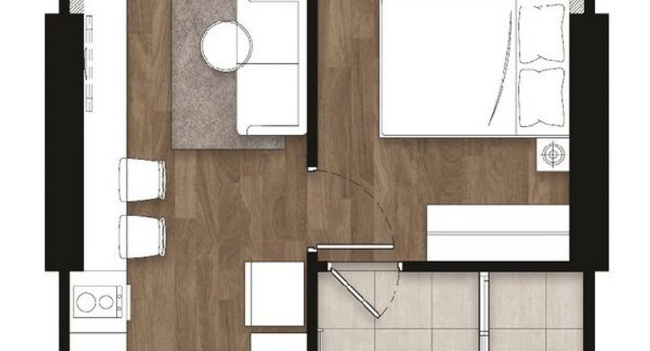 For sale 1 bed condo in Phasi Charoen, Bangkok