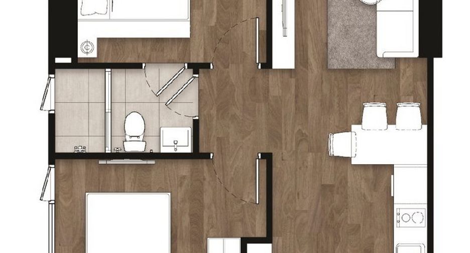 For sale 1 bed condo in Phasi Charoen, Bangkok