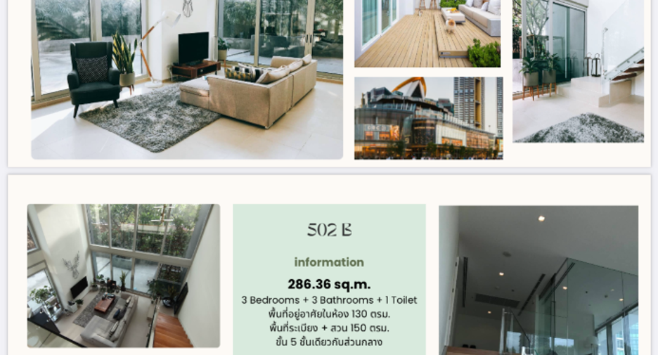 For sale 3 bedrooms condo in Sathon, Bangkok