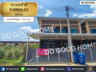 For sale 3 bedrooms townhouse in Wang Noi, Phra Nakhon Si Ayutthaya