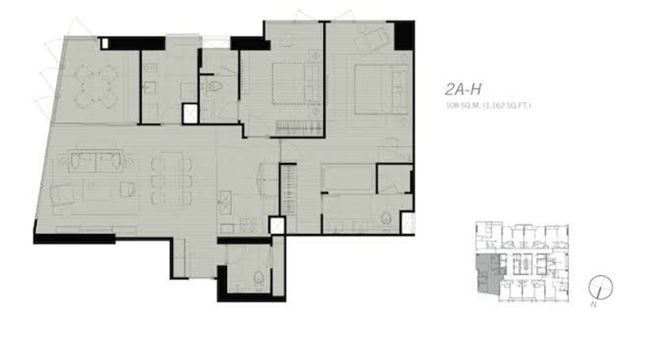 ขาย 2 ห้องนอน คอนโด ใน คลองเตย, กรุงเทพฯ