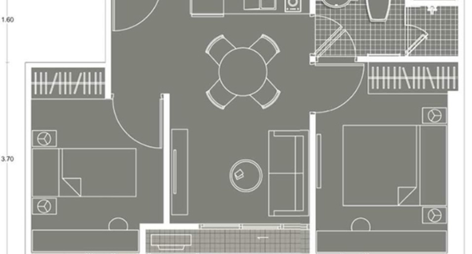 Condo en venta de 2 habitaciones en Huai Khwang, Bangkok