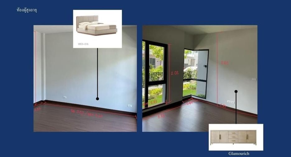 Haus zur Miete mit 4 Zimmer in Bang Phli, Samut Prakan