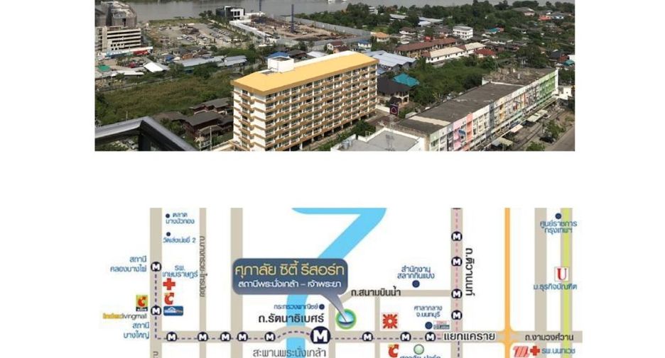 For rent 1 bed condo in Mueang Nonthaburi, Nonthaburi
