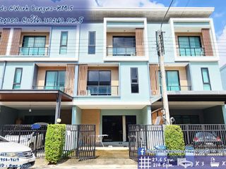 For rent and for sale 3 bed townhouse in Bang Phli, Samut Prakan