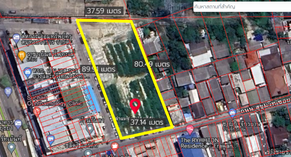 Grundstück zur Miete in Mueang Samut Prakan, Samut Prakan
