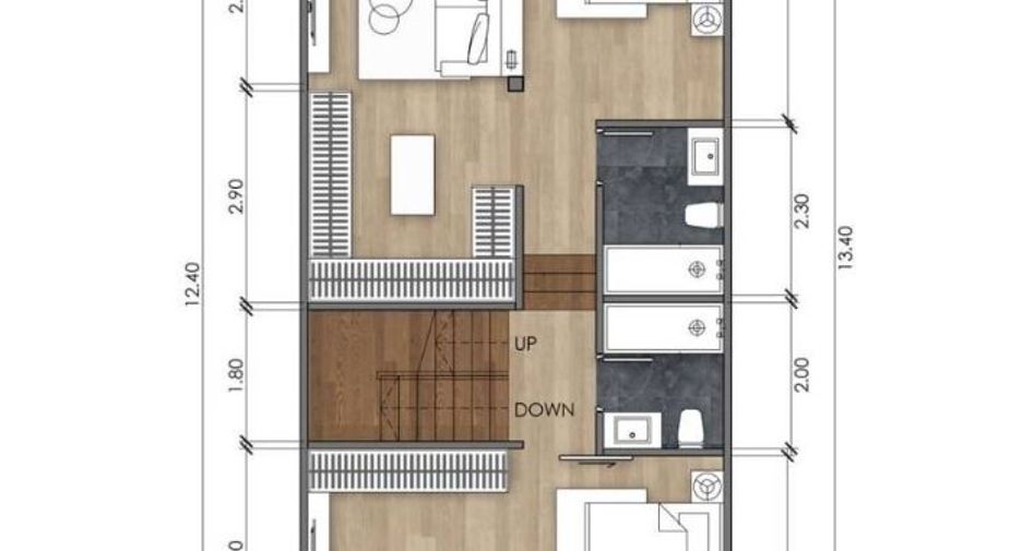 For sale 4 bedrooms townhouse in Watthana, Bangkok
