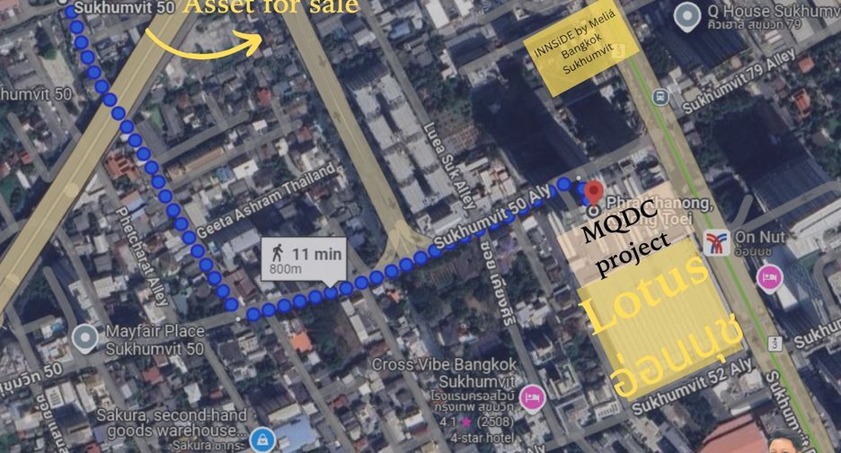 出售 3 卧室 联排别墅 在 Khlong Toei, 曼谷