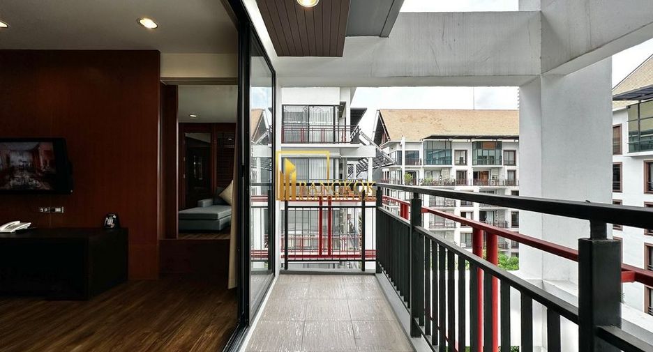 Apartamento con servicios en alquiler de 2 habitaciones en Huai Khwang, Bangkok