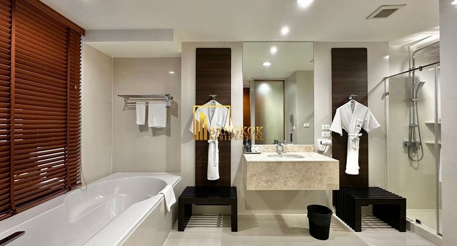 Apartamento con servicios en alquiler de 2 habitaciones en Huai Khwang, Bangkok