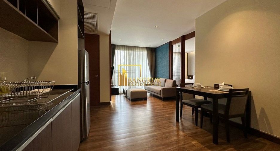 Apartamento con servicios en alquiler de 2 habitaciones en Huai Khwang, Bangkok