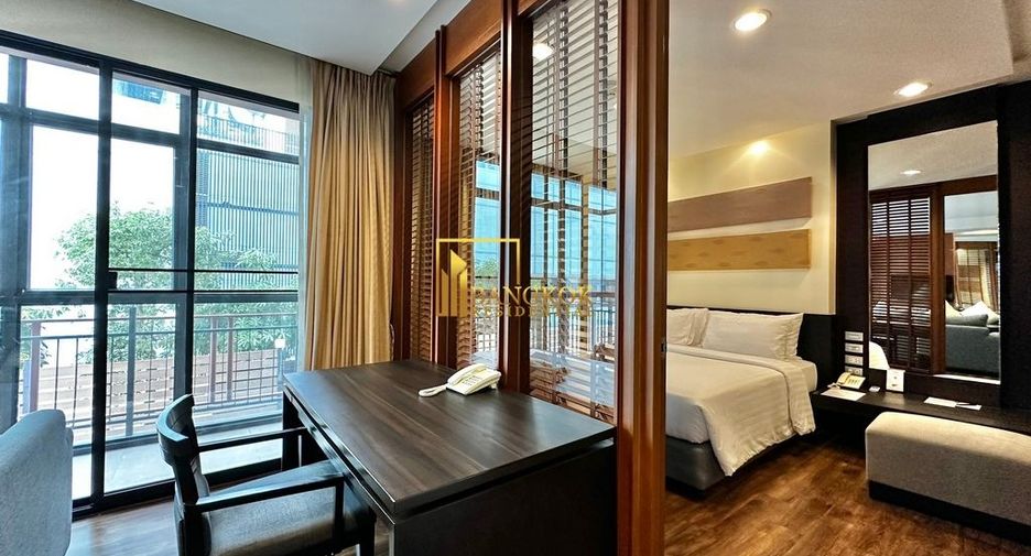 Serviced Apartment zur Miete mit 1 Zimmer in Huai Khwang, Bangkok