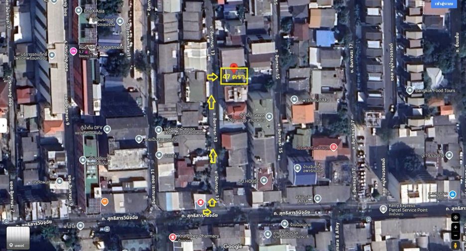 For sale land in Phaya Thai, Bangkok