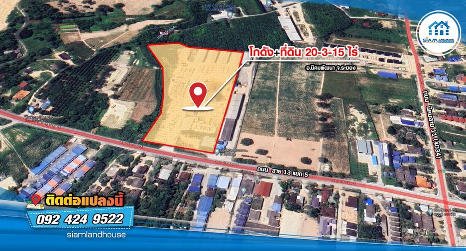 Lagerhaus zum Kauf mit 9 Zimmer in Nikhom Phatthana, Rayong