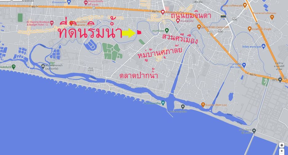 For sale land in Mueang Rayong, Rayong