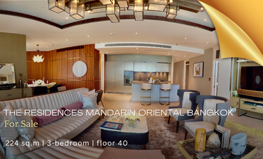 For sale 3 bed condo in Khlong San, Bangkok
