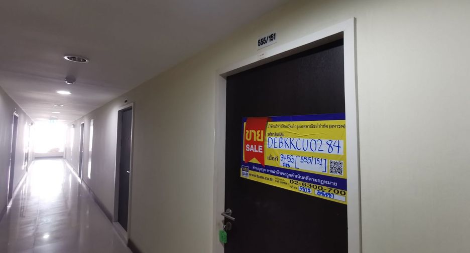 For sale studio condo in Khlong San, Bangkok