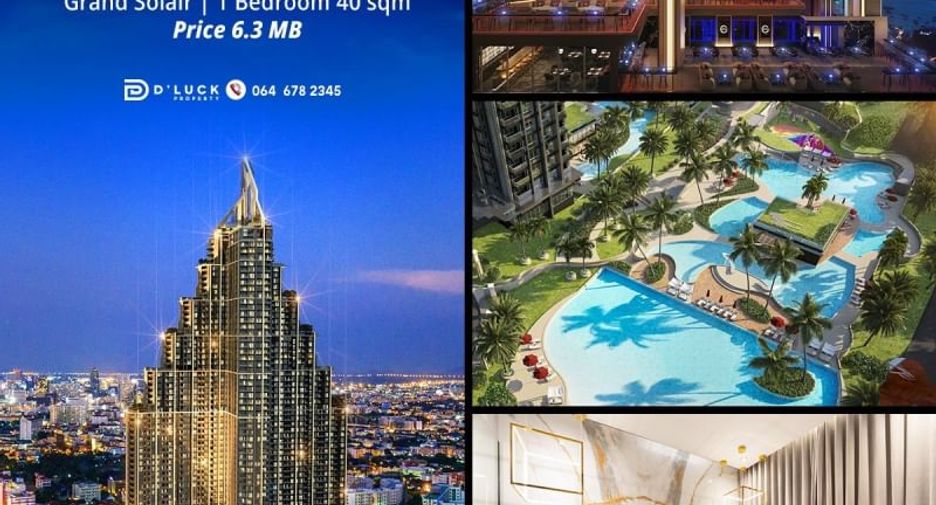 For sale 1 bed condo in Bang Lamung, Chonburi