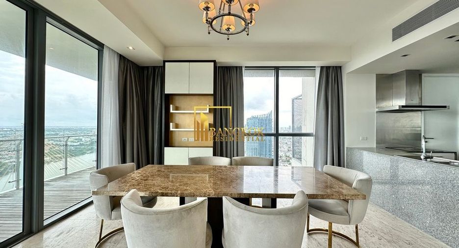 For rent 3 bedrooms condo in Yan Nawa, Bangkok