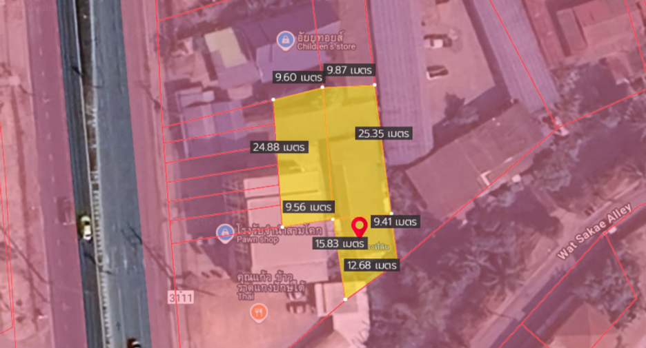 For sale land in Sam Khok, Pathum Thani