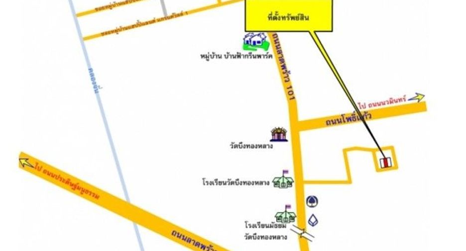 À vendre studio maison de ville à Bang Kapi, Bangkok