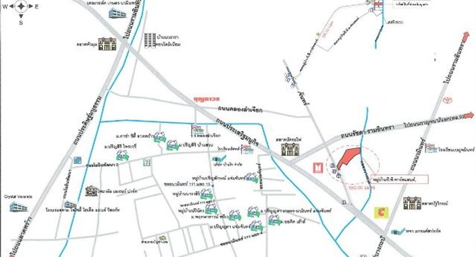 For sale スタジオ townhouse in Bueng Kum, Bangkok