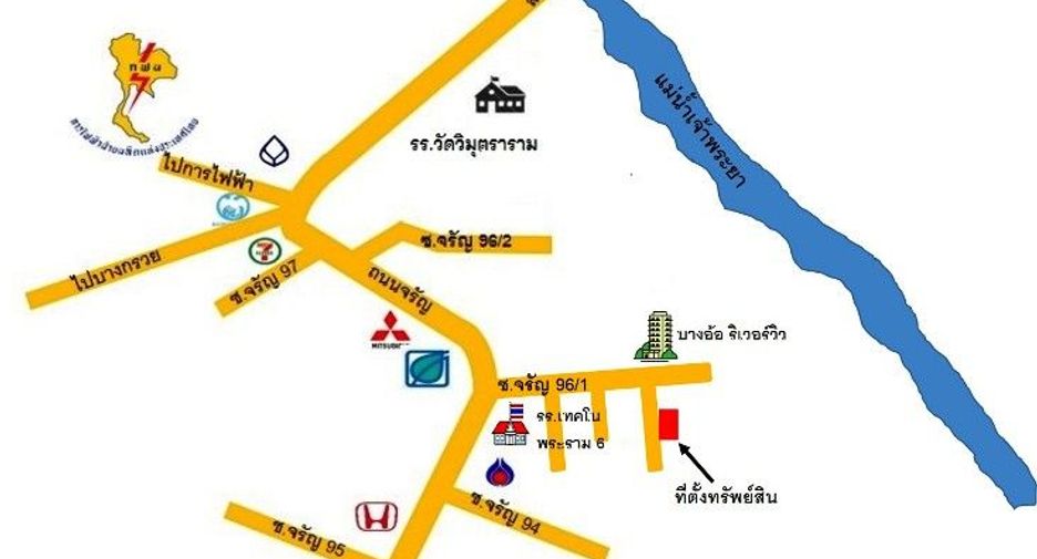 Casa adosada en venta de estudio en Bang Phlat, Bangkok
