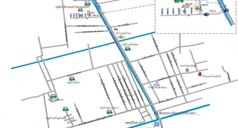 For sale スタジオ townhouse in Bang Khae, Bangkok