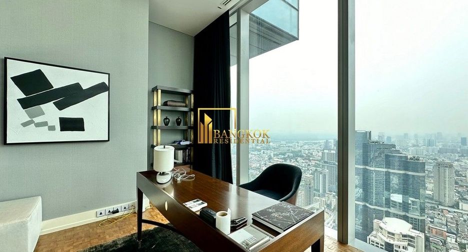 Condo en alquiler de 3 habitaciones en Sathon, Bangkok