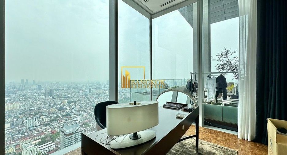 Condo en alquiler de 3 habitaciones en Sathon, Bangkok