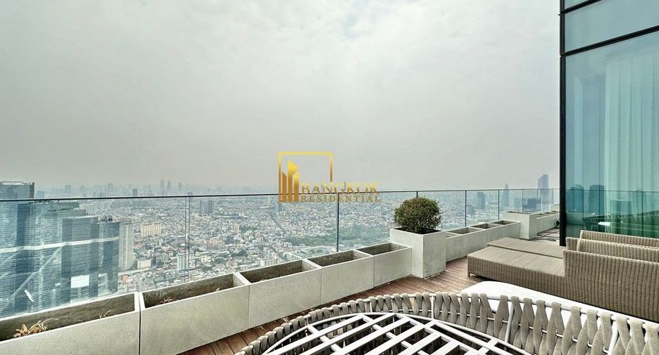 Condo en alquiler de 3 habitaciones en Sathon, Bangkok