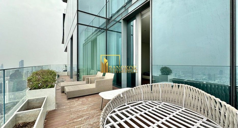Condo en alquiler de 3 habitaciones en Sathon, Bangkok