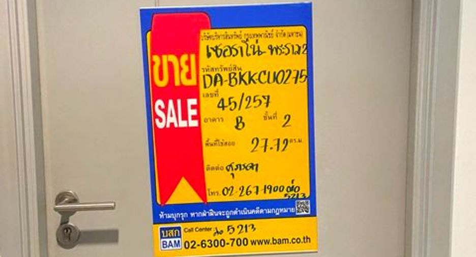 For sale スタジオ condo in Bang Khun Thian, Bangkok
