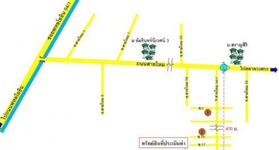 For sale studio townhouse in Sai Mai, Bangkok