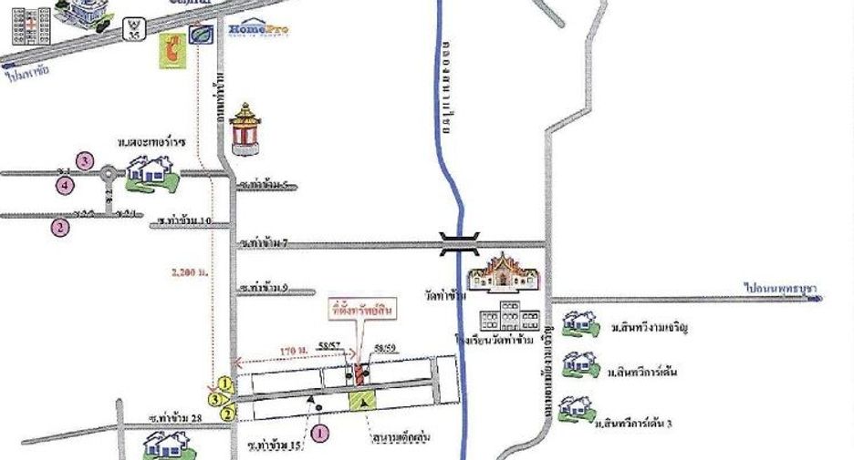 À vendre studio maison de ville à Bang Khun Thian, Bangkok