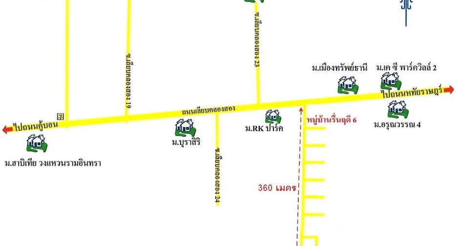 For sale スタジオ townhouse in Khlong Sam Wa, Bangkok