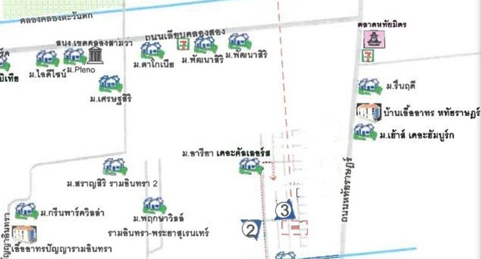For sale studio townhouse in Khlong Sam Wa, Bangkok
