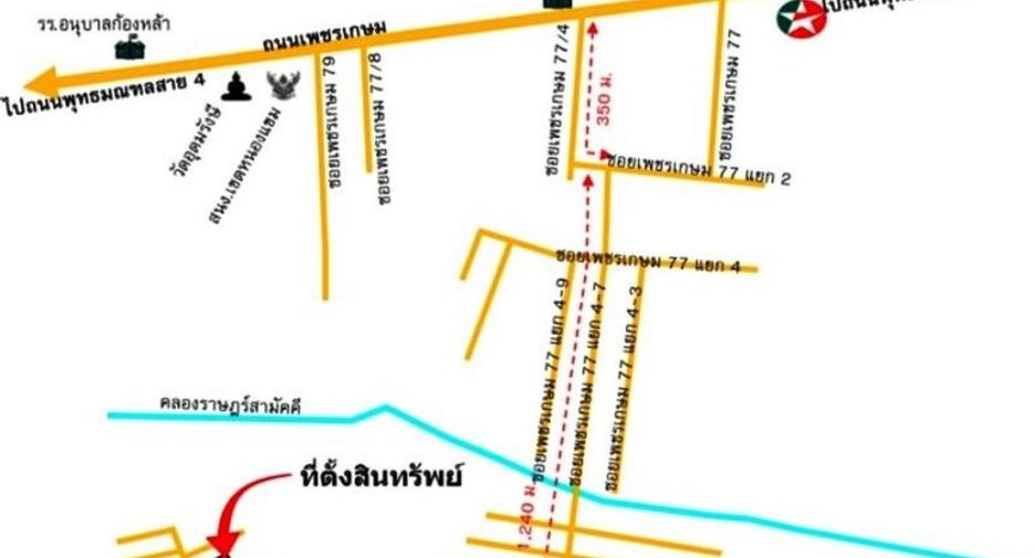 For sale studio townhouse in Nong Khaem, Bangkok