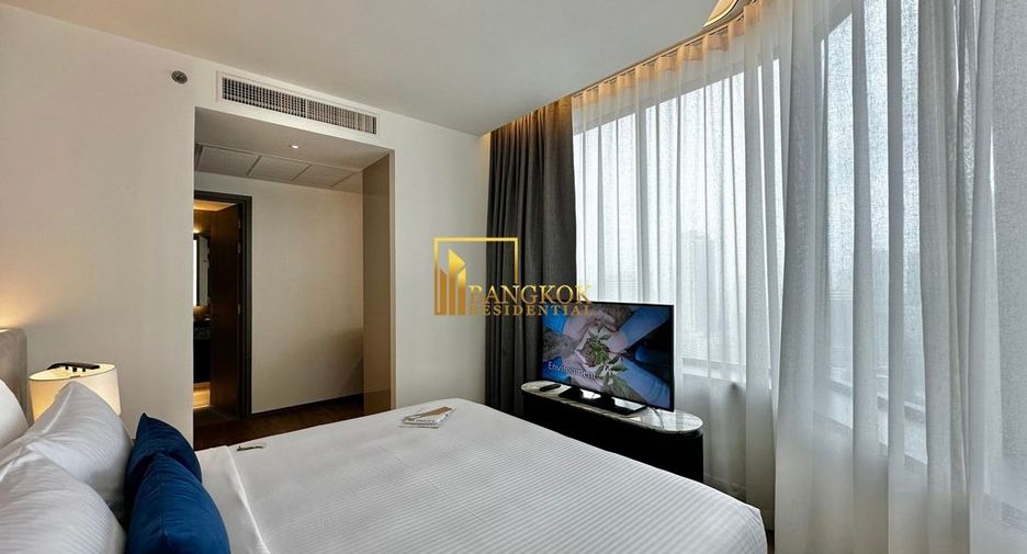 À louer 2 chambres appartement avec services à Sathon, Bangkok