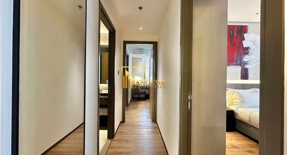 À louer 2 chambres appartement avec services à Sathon, Bangkok