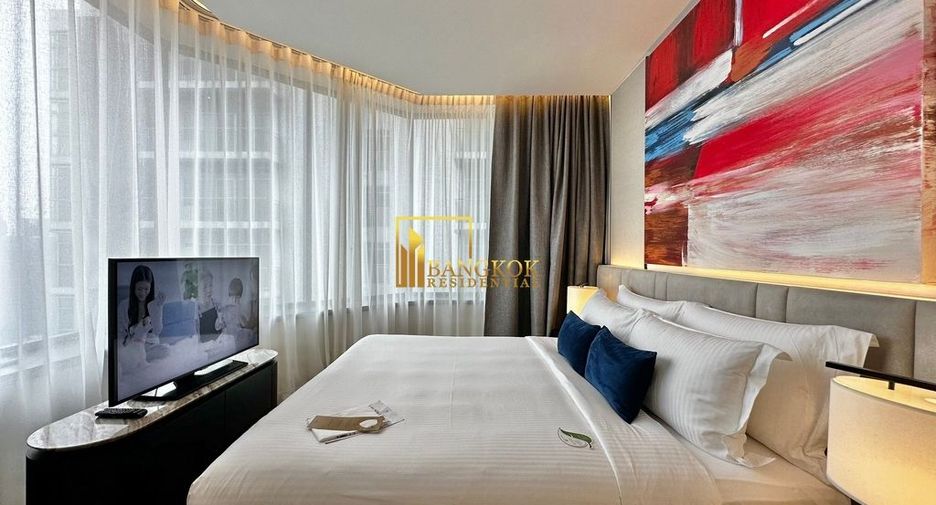 À louer 2 chambres appartement avec services à Sathon, Bangkok