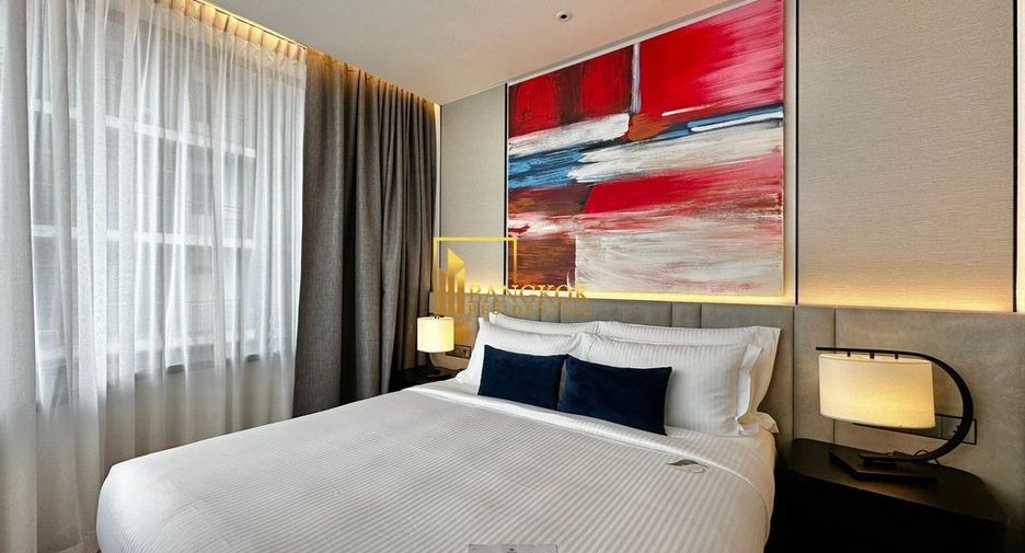 À louer 2 chambres appartement avec services à Sathon, Bangkok