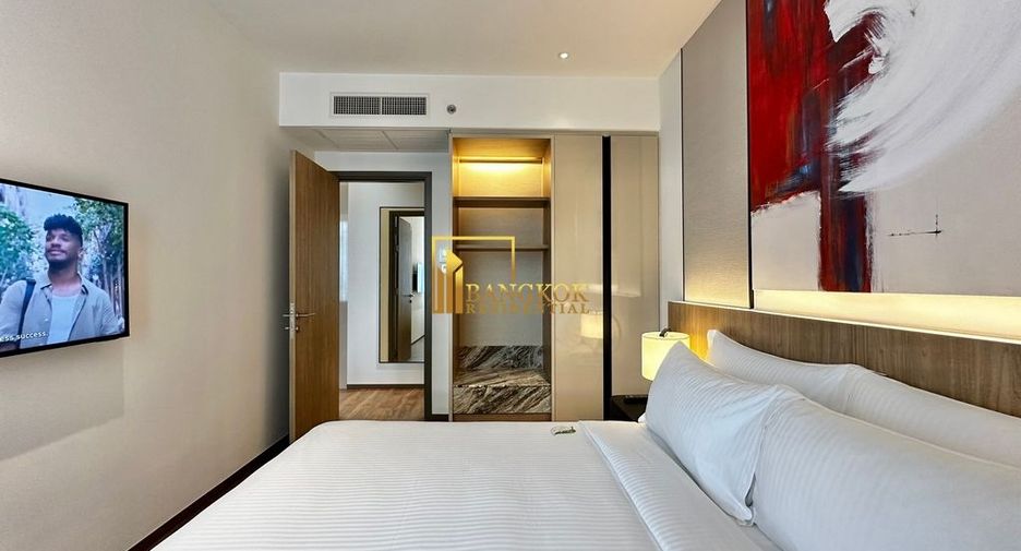 À louer 2 chambres appartement avec services à Sathon, Bangkok