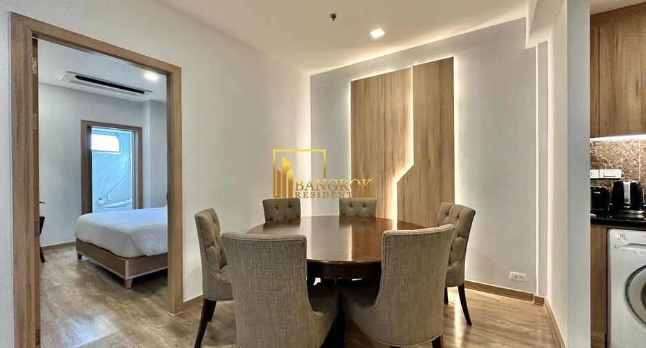 Apartamento con servicios en alquiler de 2 habitaciones en Khlong Toei, Bangkok