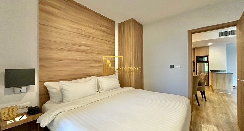 Apartamento con servicios en alquiler de 2 habitaciones en Khlong Toei, Bangkok